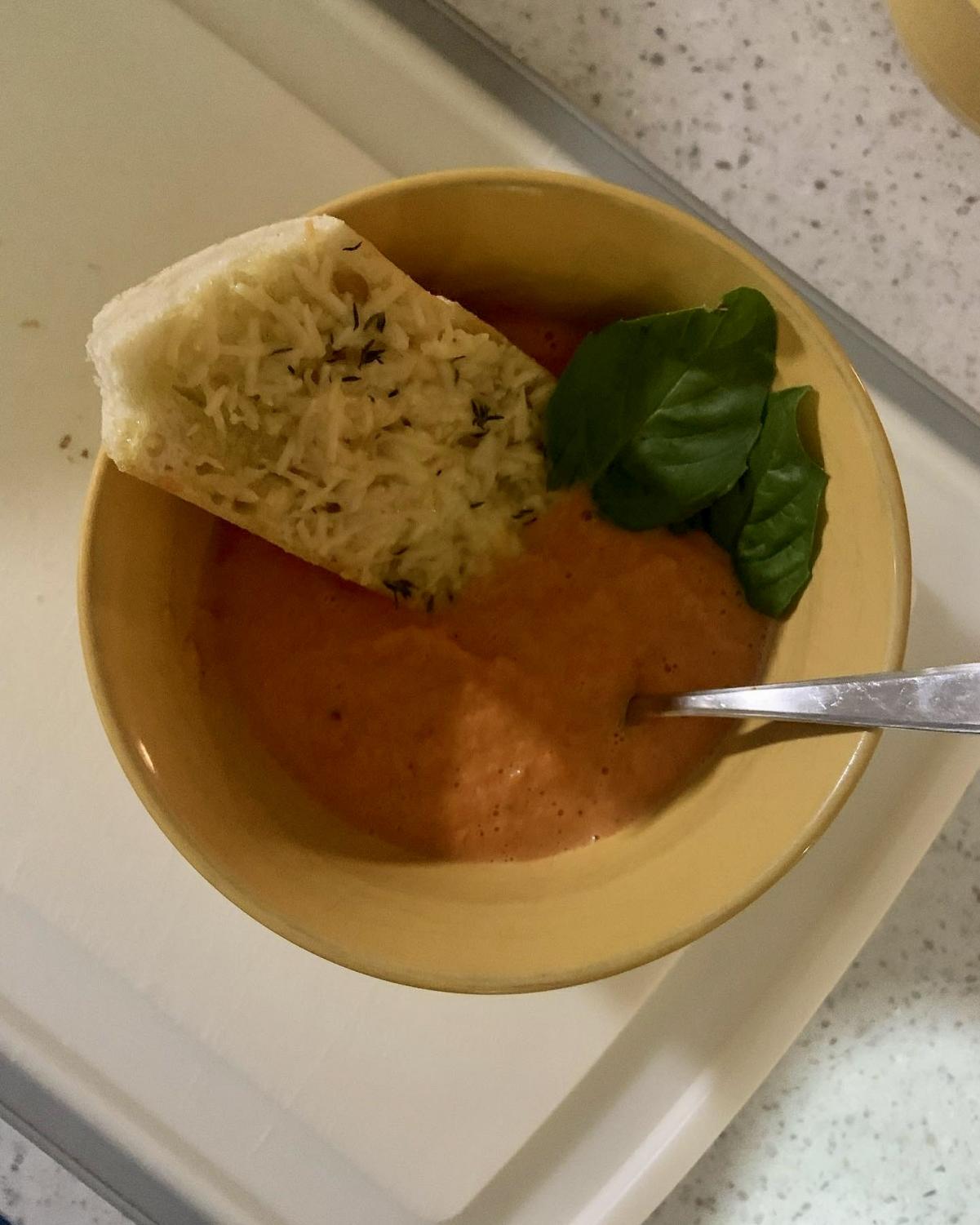 Tomato soup is a process, but it is so worth it in the end
