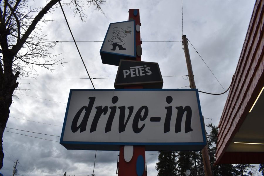 The sign for Petes Drive-In brings back memories of a long-gone era.
