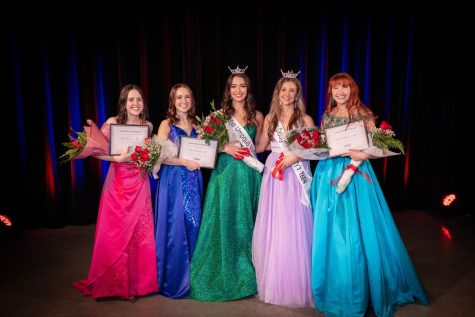 From left to right: Ella Finley, Kaeli Meyer, Hailey Gorden, Lena Larecy, and Cianna Haines 